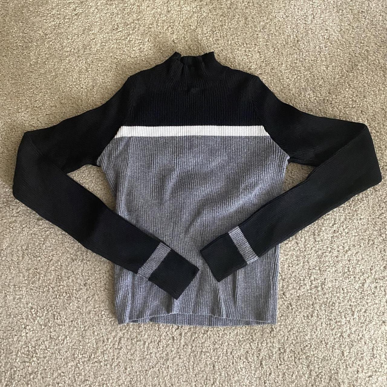 Black Brandy Melville Cropped Hoodie Fits as a - Depop