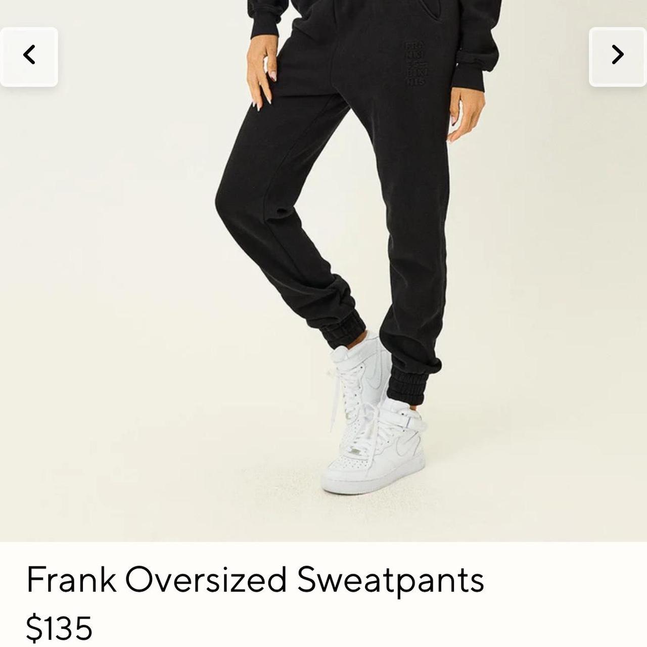Frank Oversized Sweatpants - Black