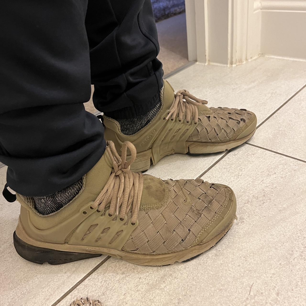 Nike air presto woven olive best sale