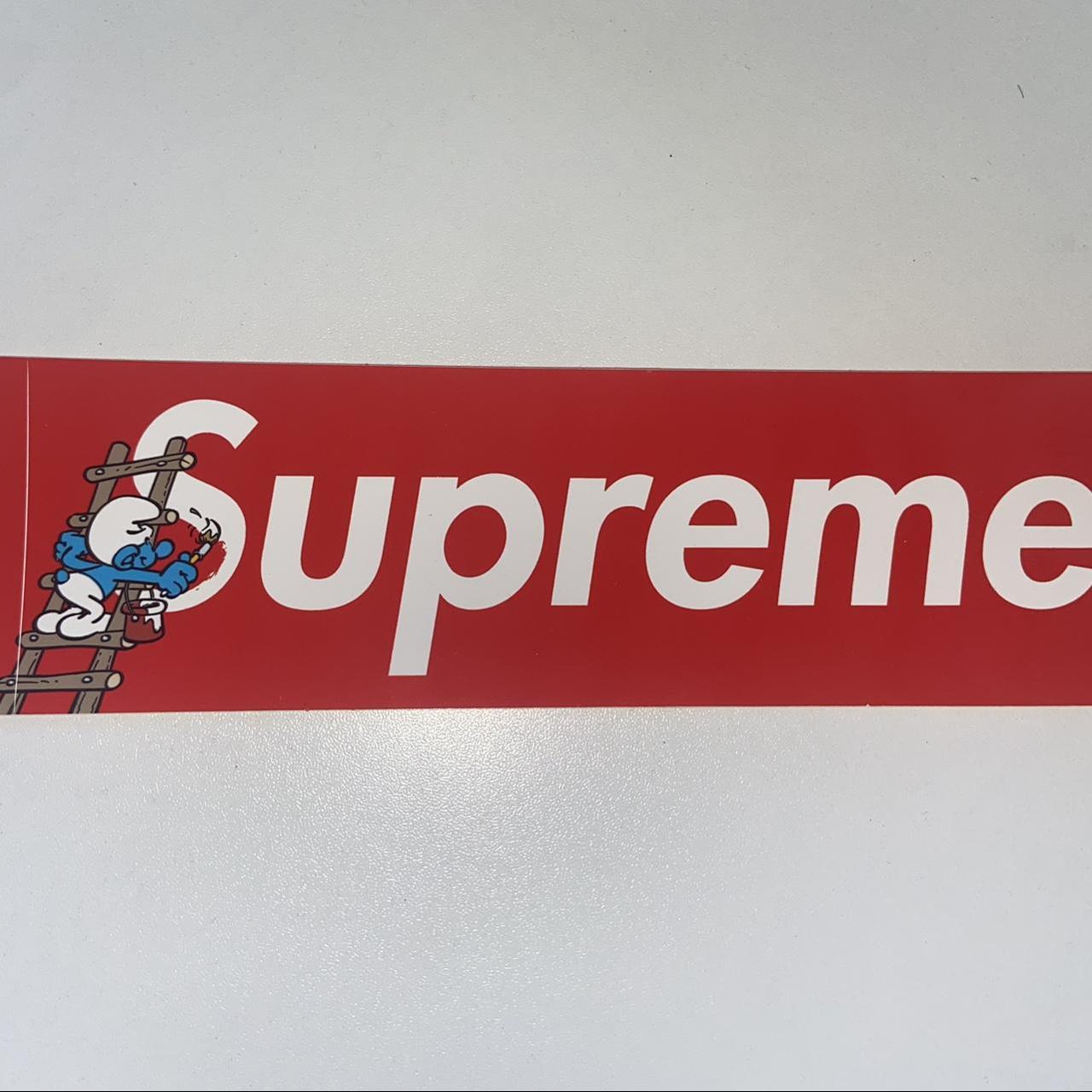 Supreme Smurf Box Sticker Set and Individuals | eBay