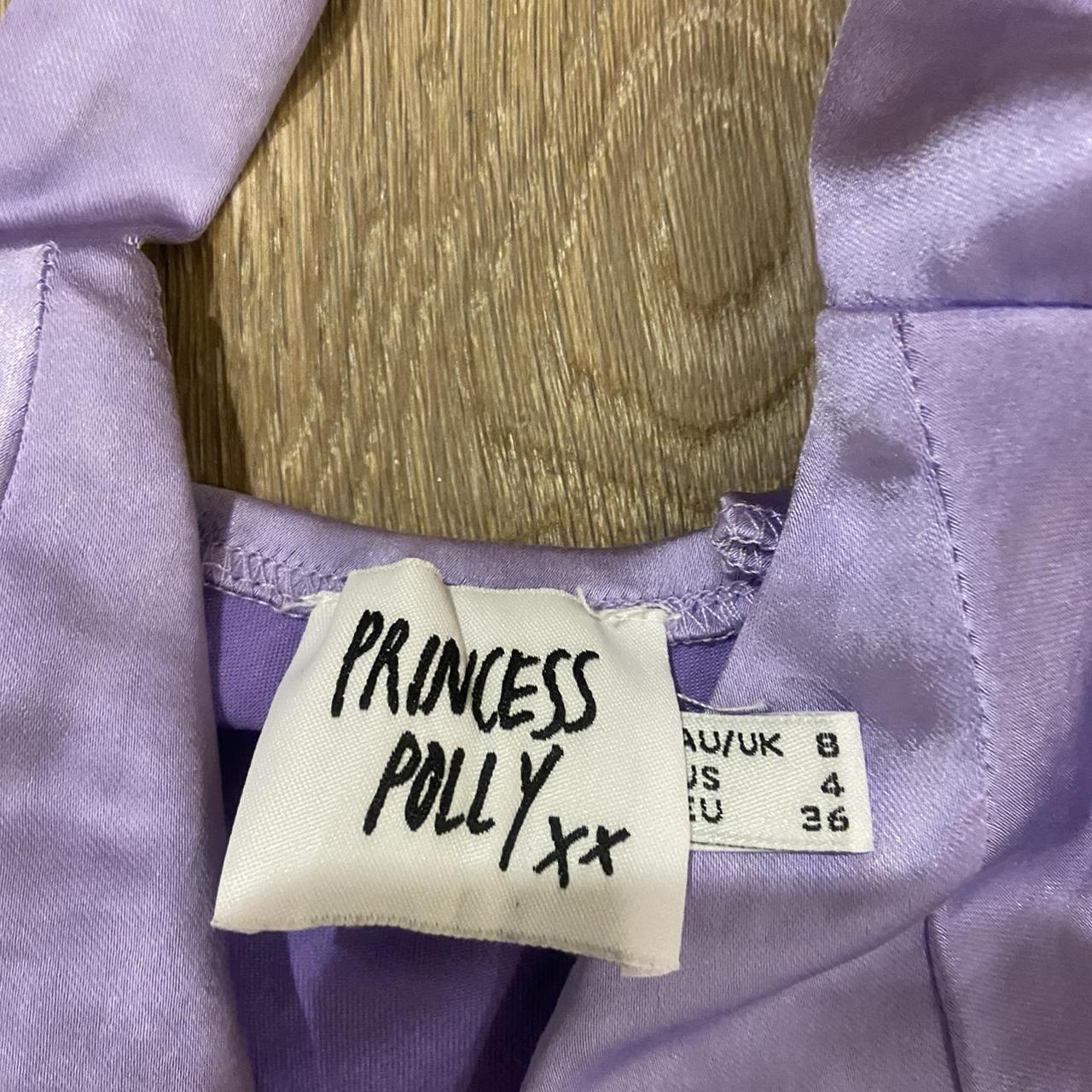 Princess Polly purple mini dress Satin slip... - Depop