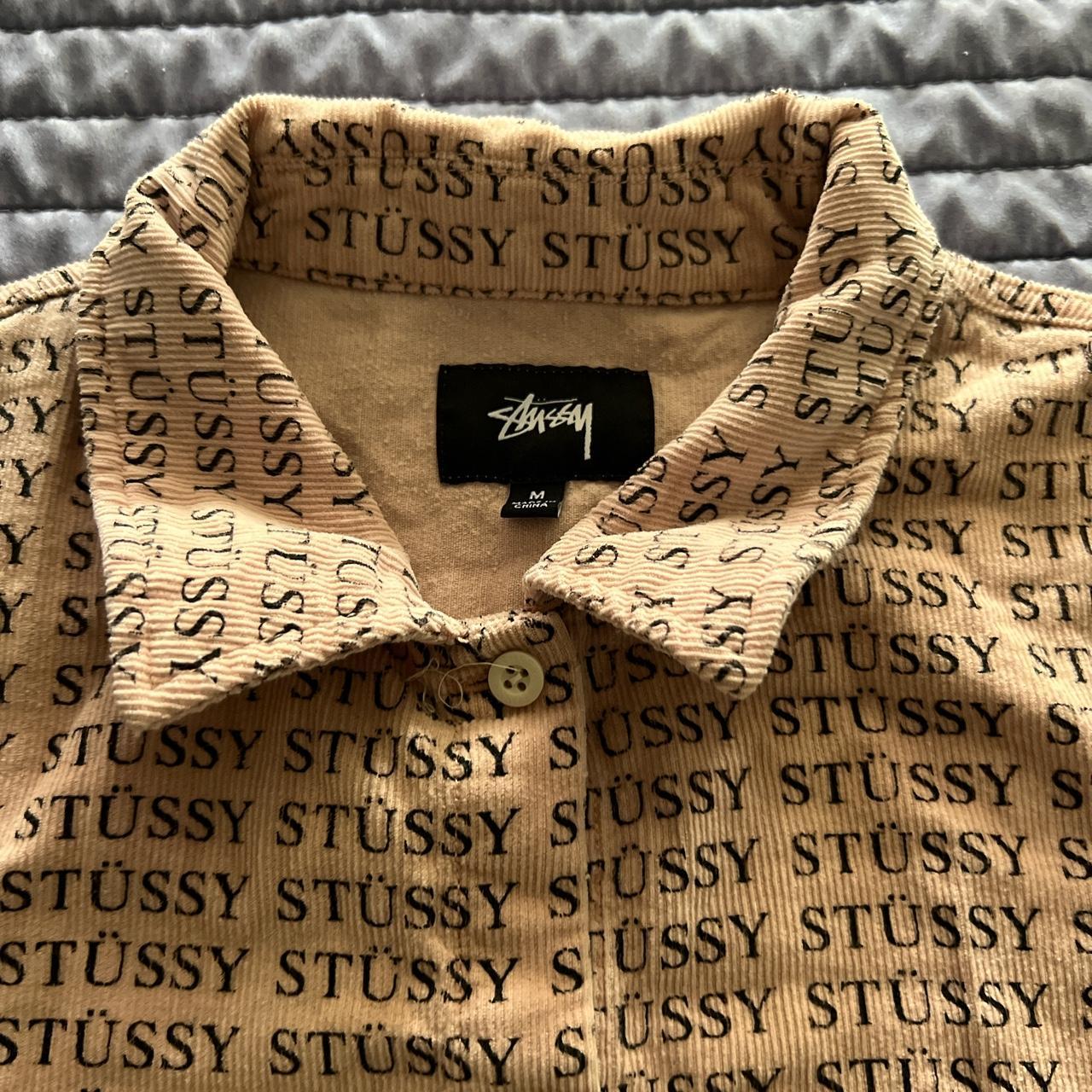 Brown Stussy Louis Vuitton Shirt Size Large, Baggy - Depop