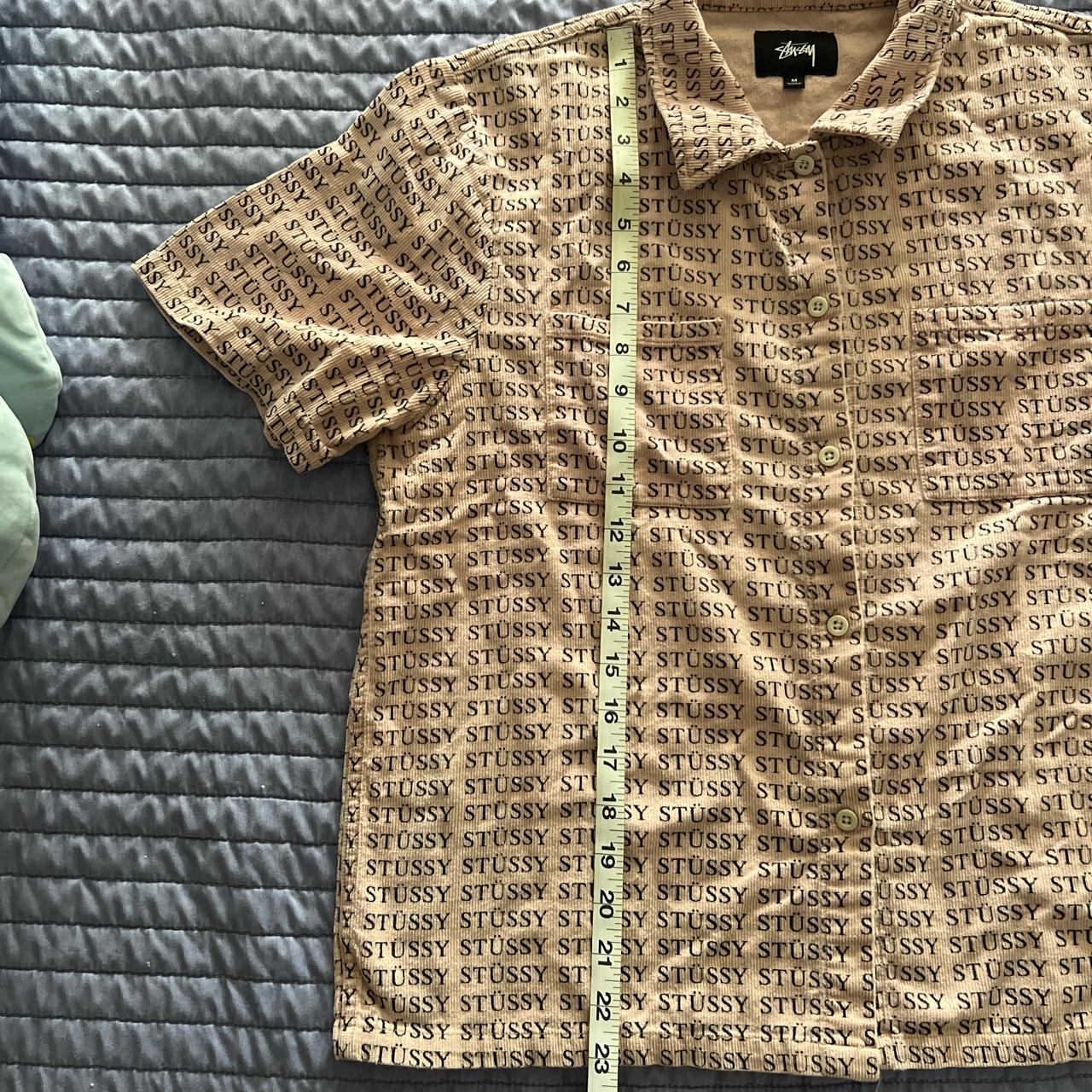 Brown Stussy Louis Vuitton Shirt Size Large, Baggy - Depop