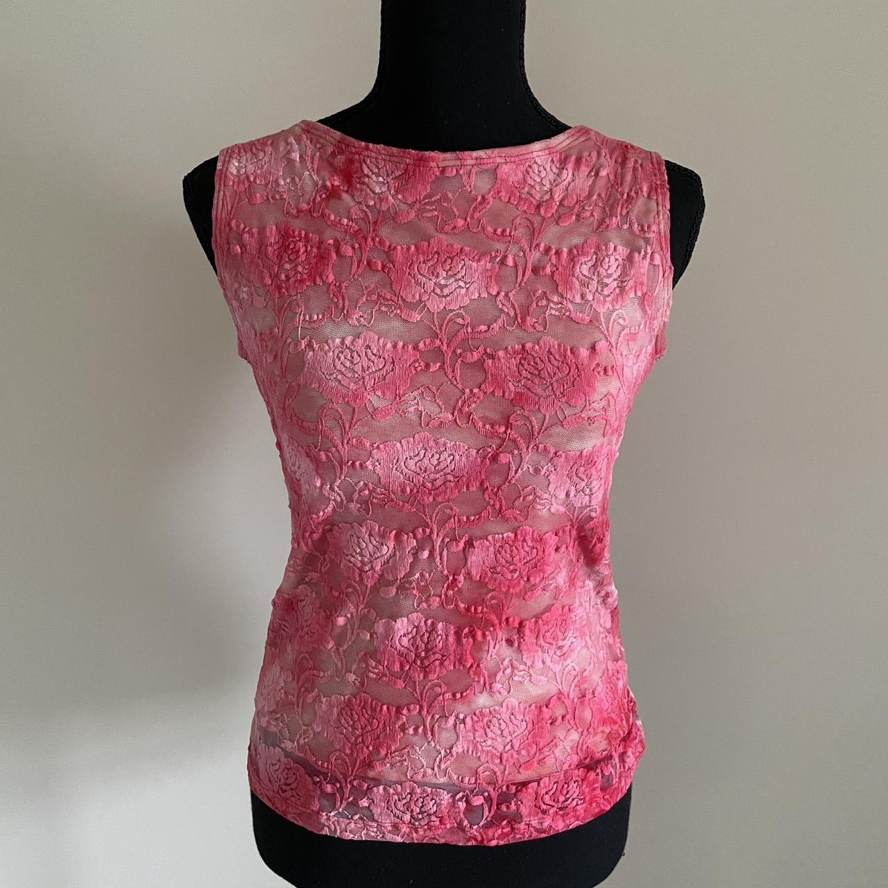ELLE Women's Pink Vest (2)