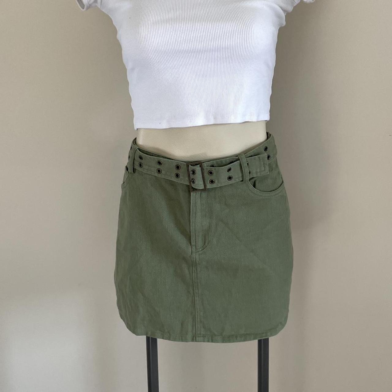 Khaki skirt 2024 forever 21