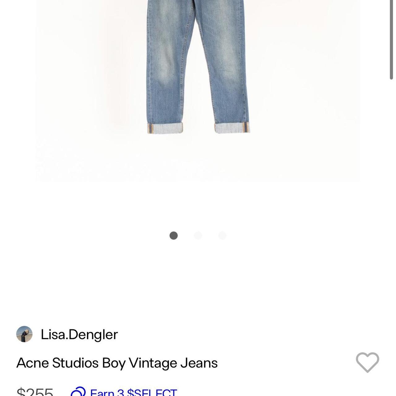 Acne Studios Boy Vintage Jeans. they have a flexible... - Depop