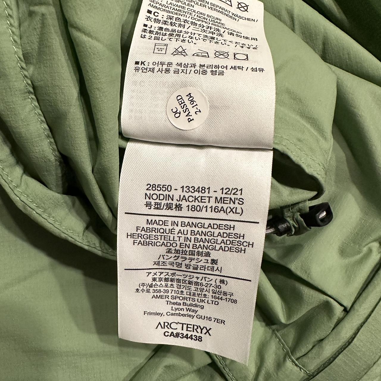 Arc'teryx Nodin Jacket Size: XL Color: light green... - Depop