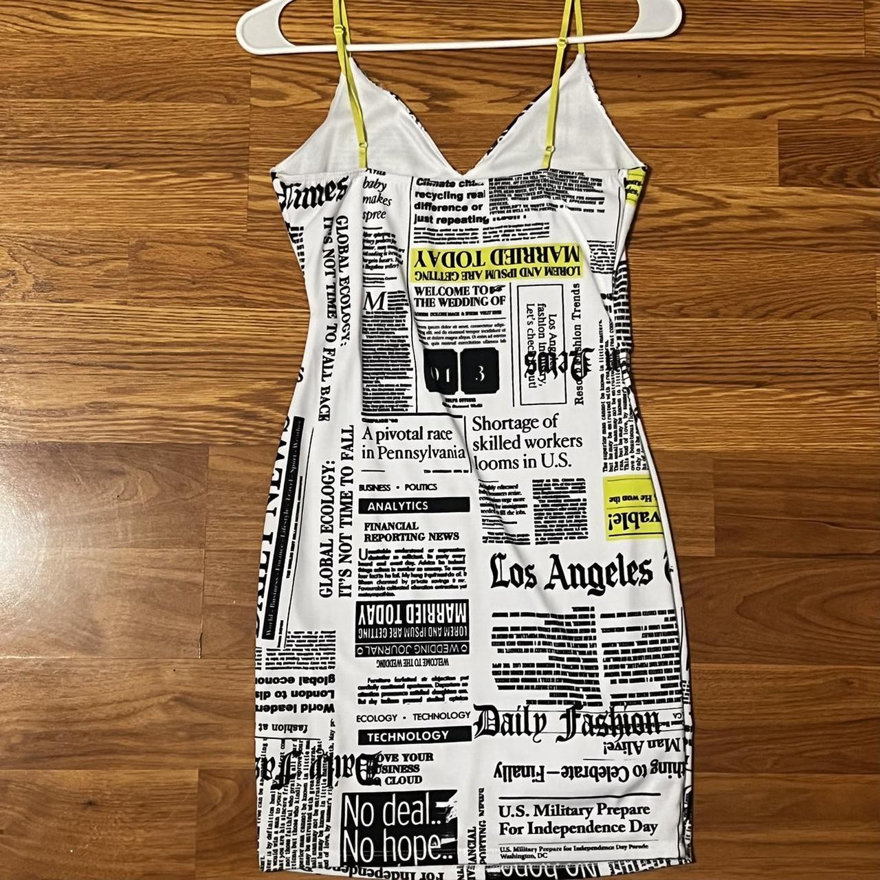 Newspaper Ecological Dresses Newspaper Dress