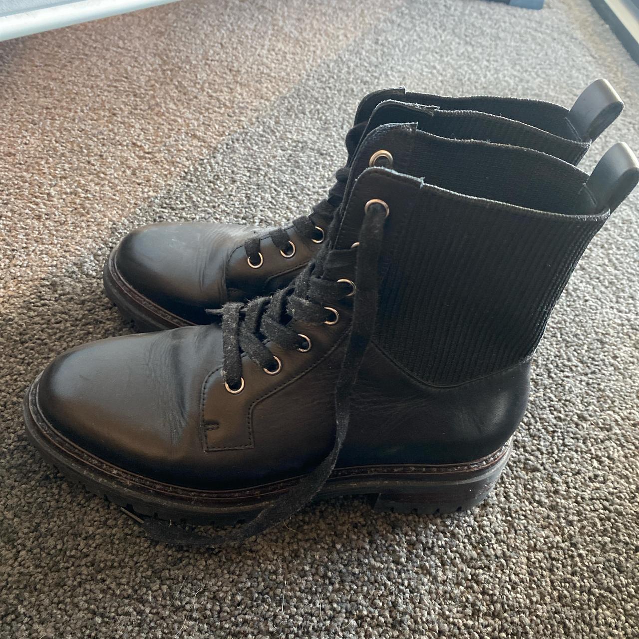 Jo Mercer Military combat boots size 38/7 In perfect... Depop