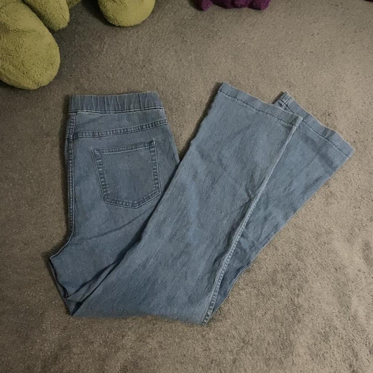 RealSize bootcut flare pull on jeans PLEASE READ - Depop