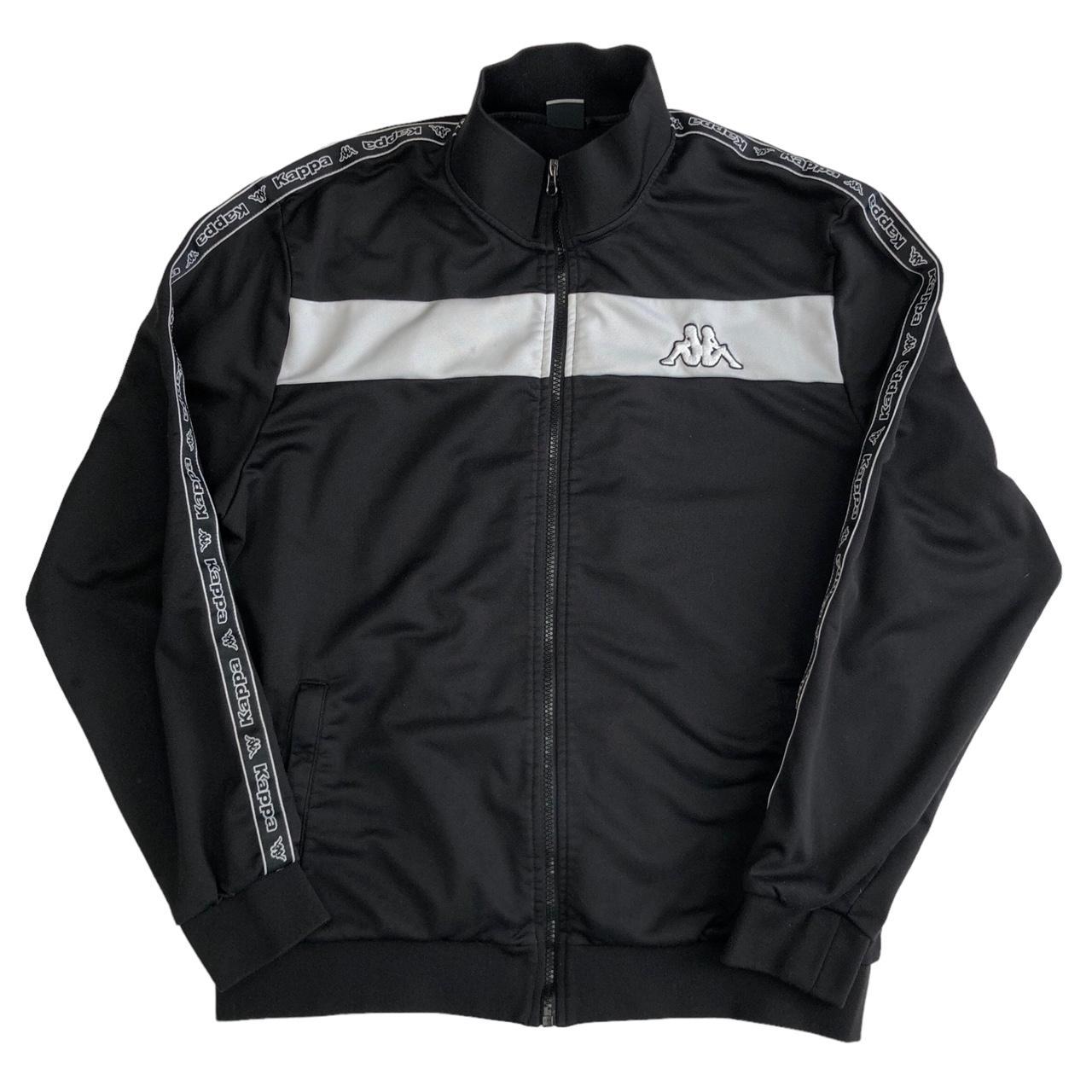 All black 2025 kappa tracksuit