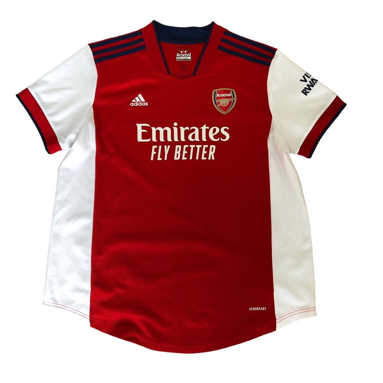 Adidas Arsenal 2021-22 Home Shirt Brand:... - Depop