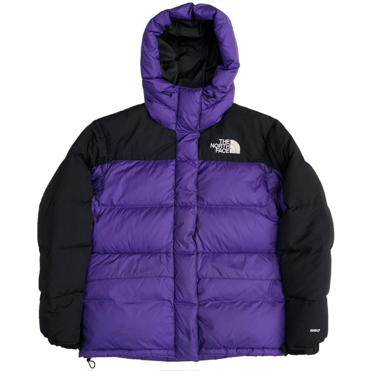 The North Face 550 Purple Himalayan Puffer Coat... - Depop