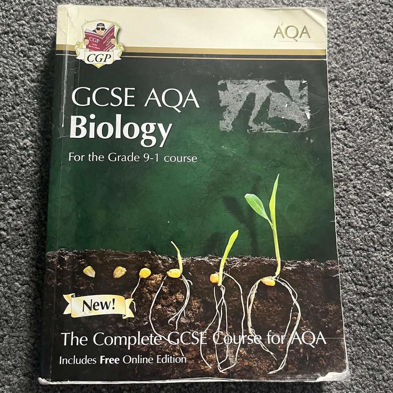 Gcse aqa biology 9 1 cgp complete course textbook depop