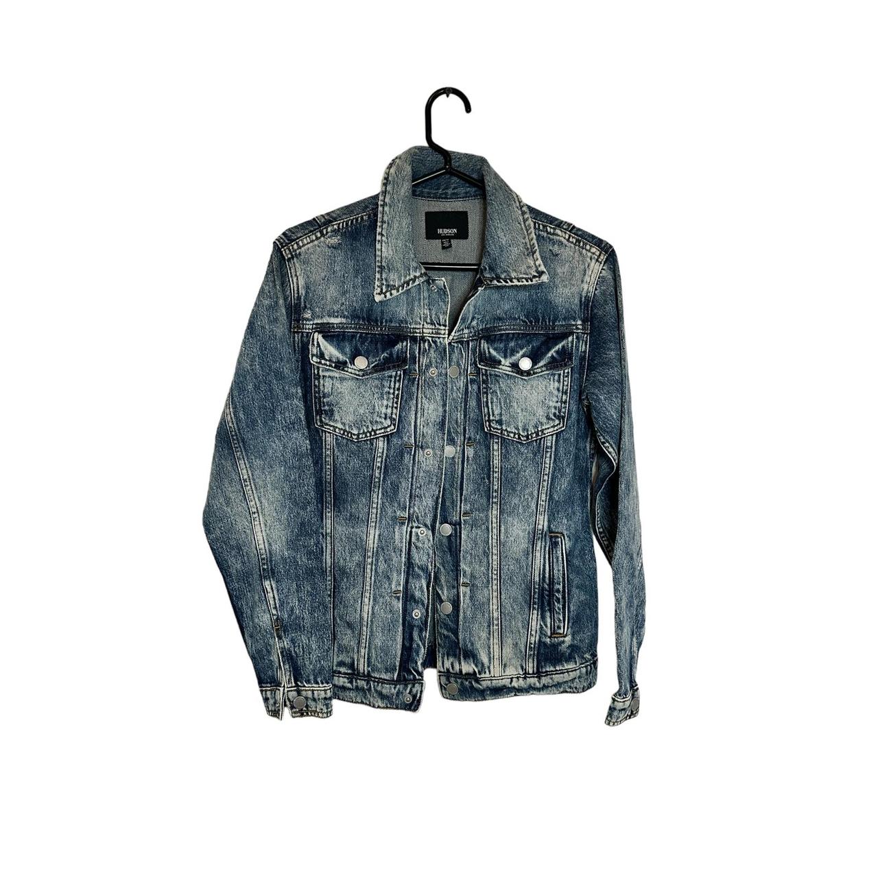 From the brand Hudson, Distressed Denim Jacket ‣... - Depop