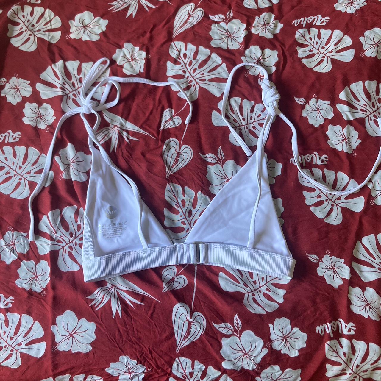 WANT GONE! Used Rhea Bikinis Faye top in Cloud. Size... - Depop