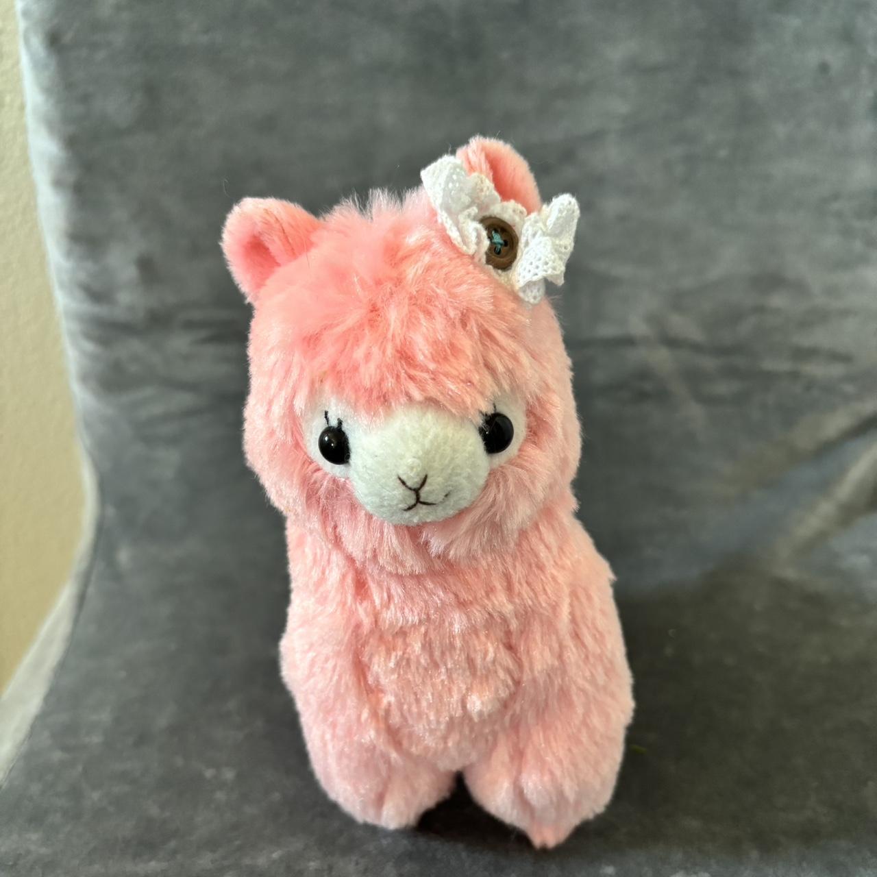 Pink alpaca stuffed animal online