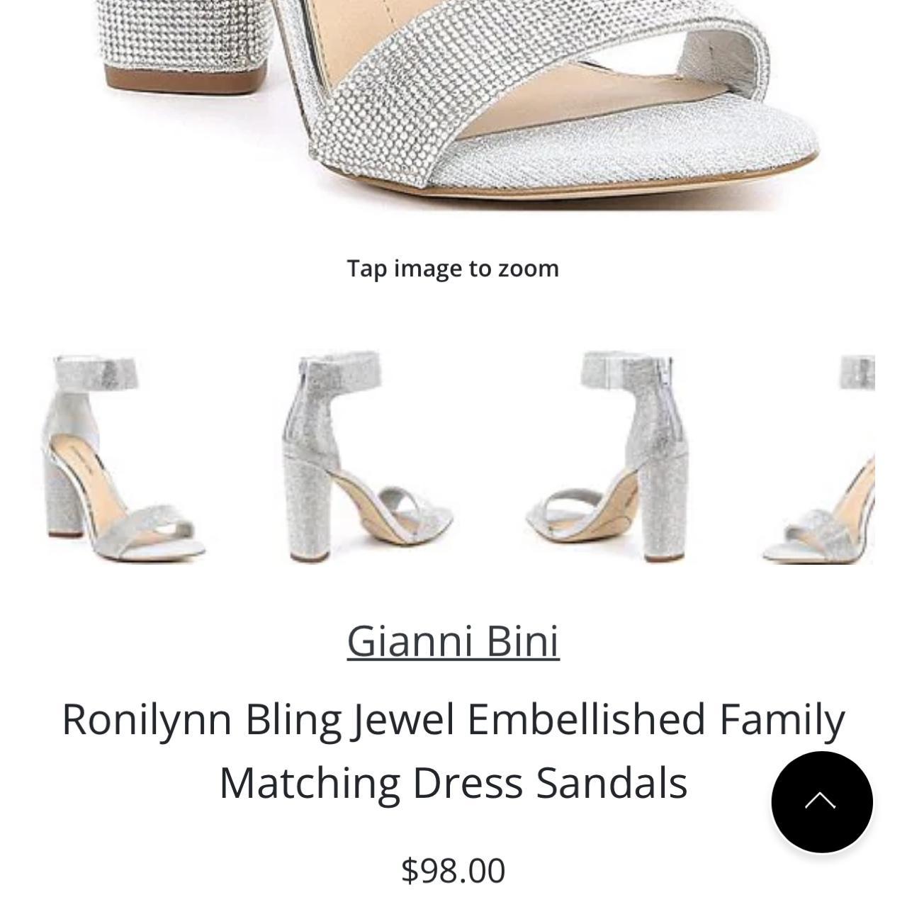 Gianni bini sale ronilynn bling sandals