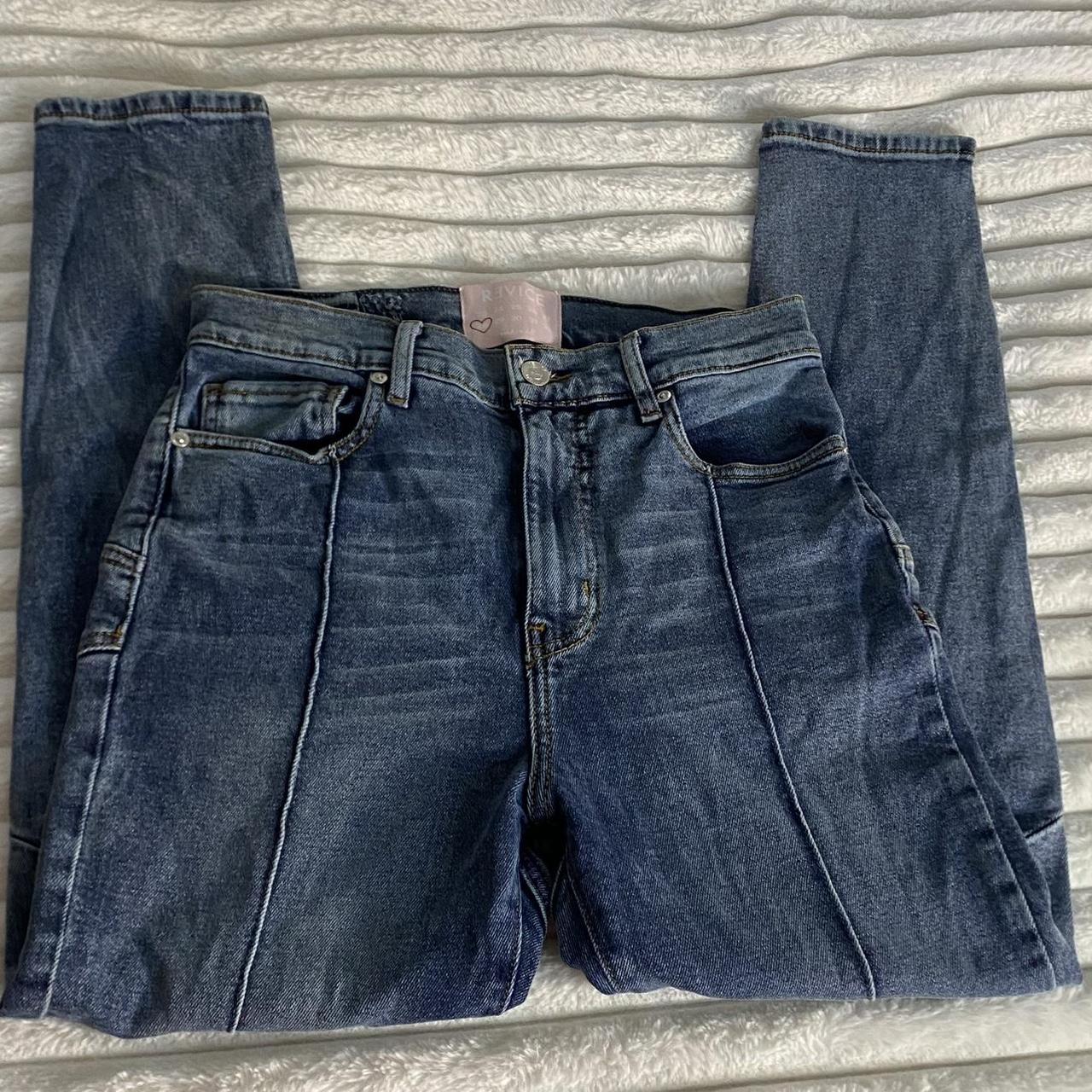 Super cute revice star back jeans -size 28 #y2k... - Depop