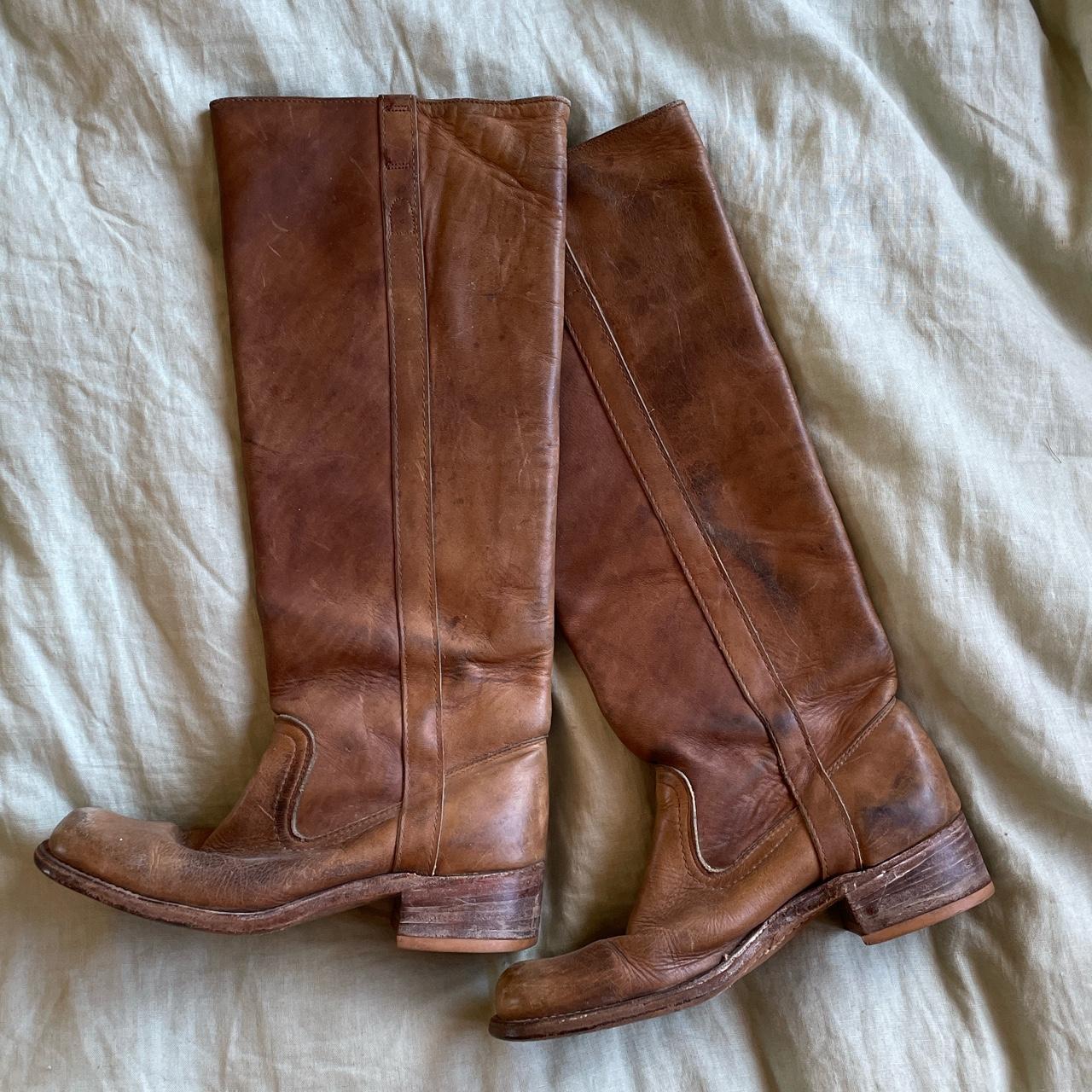 Frye Women's Brown and Tan Boots