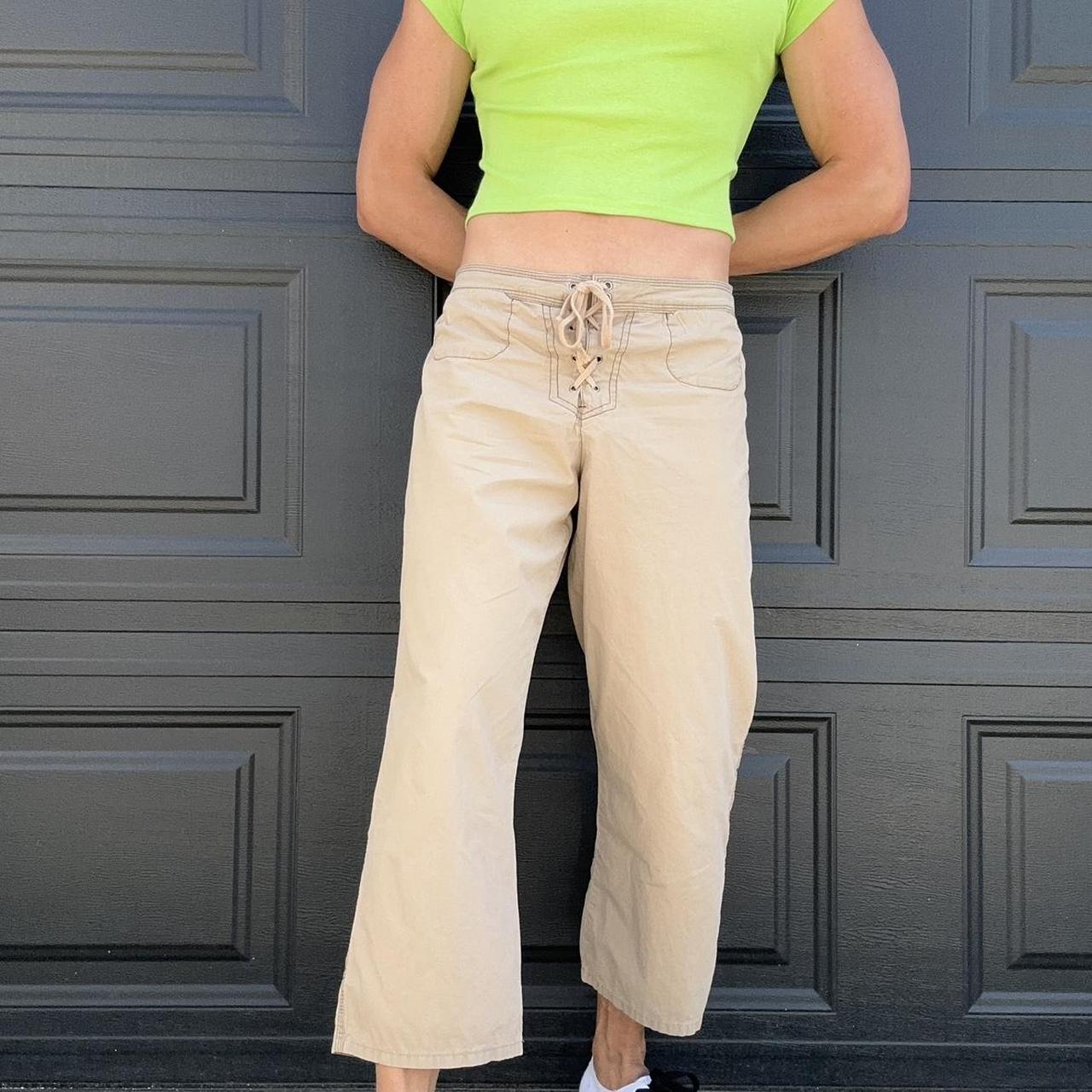 Faded Glory Men's Khaki Trousers Depop