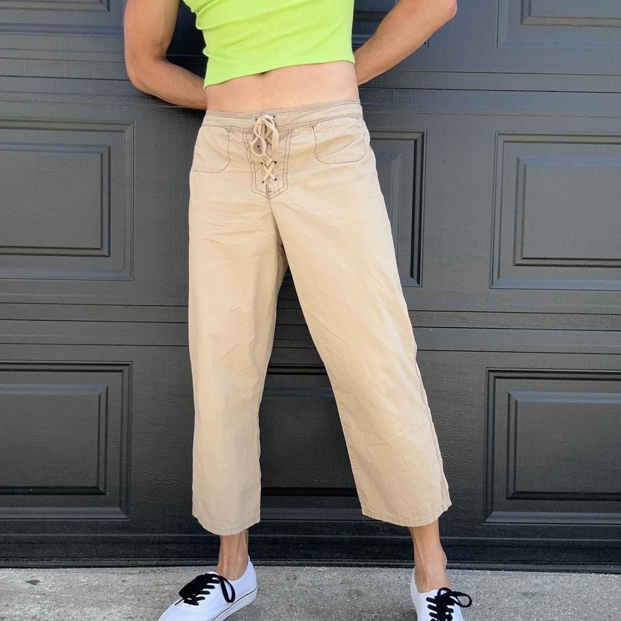 Faded Glory Men's Khaki Trousers Depop