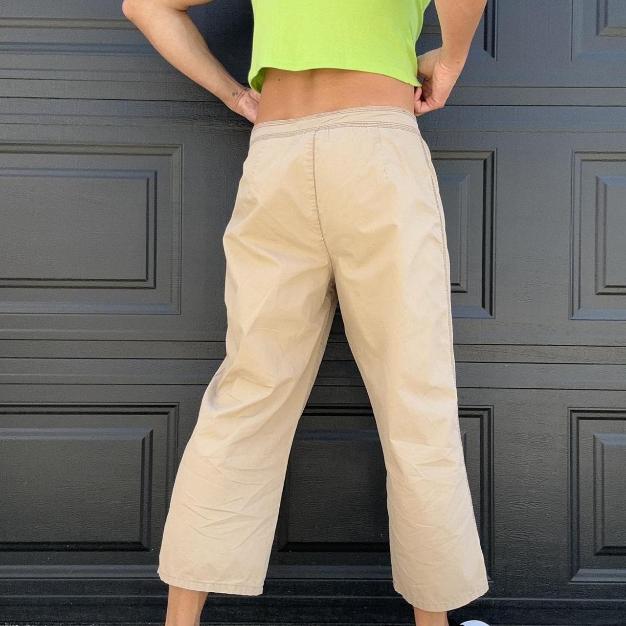 Faded Glory Men's Khaki Trousers Depop