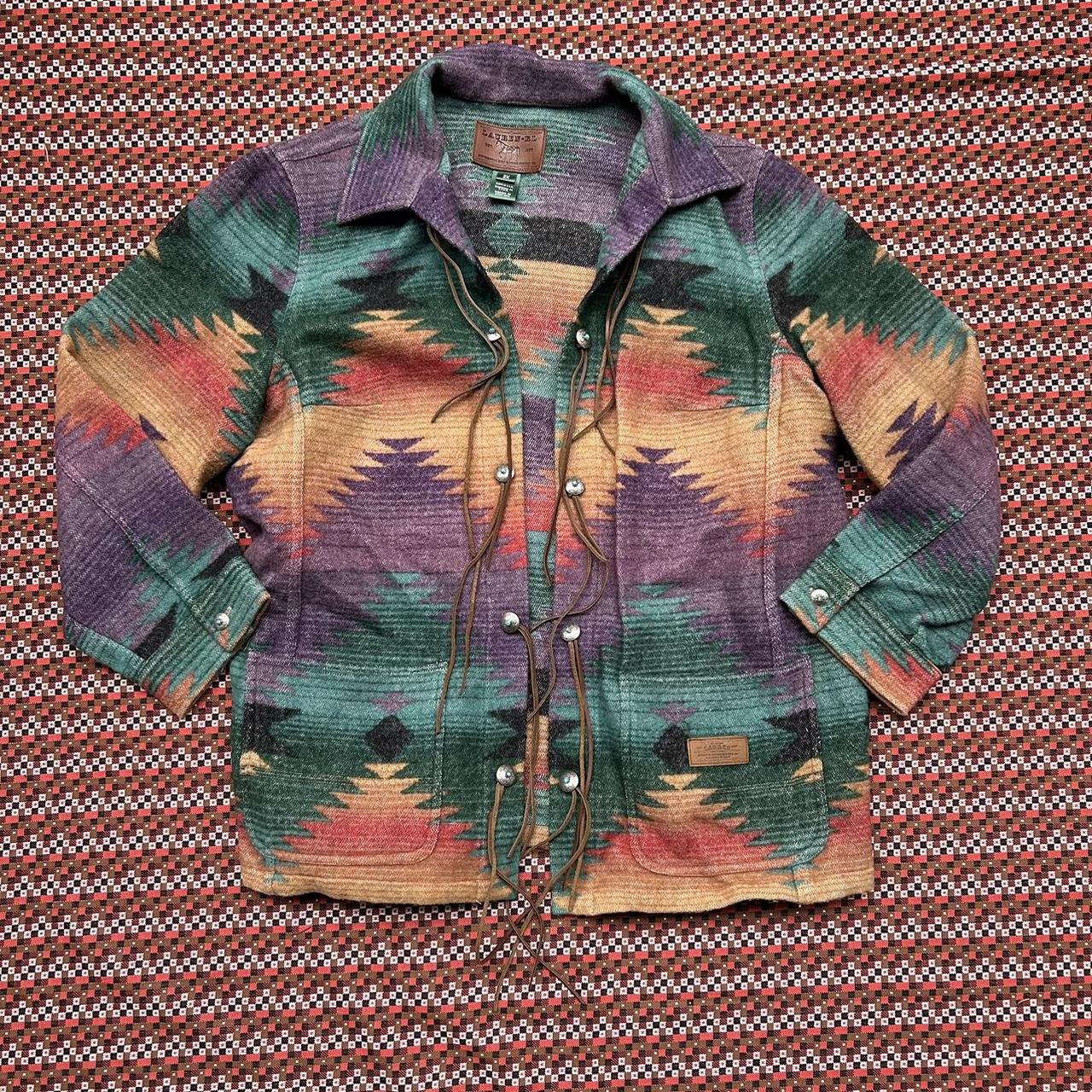 Amazing 80s / 90s vintage Ralph Lauren southwestern... - Depop