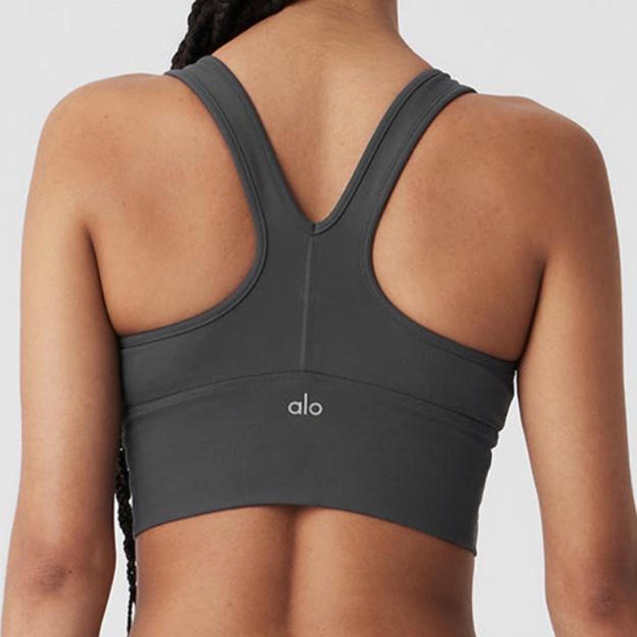 Alo Wild Thing sports Bra - color anthracite size small