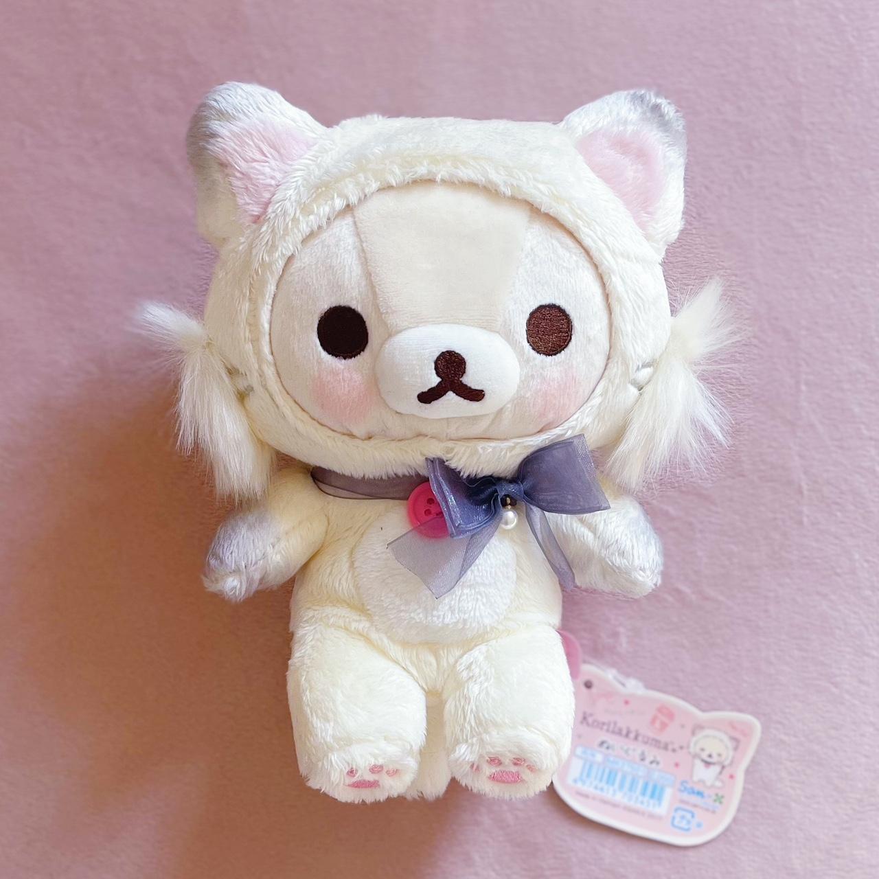 Korilakkuma gray shops cat plush large Rilakkuma 2017 cute cats limited