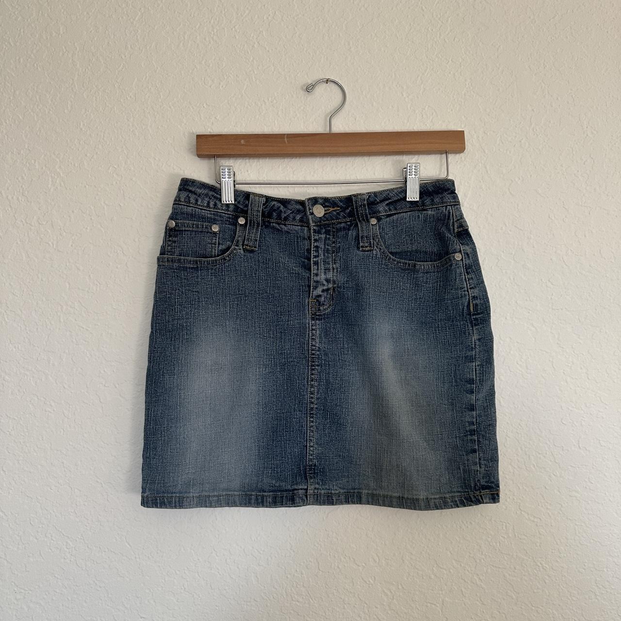 Blue jean 2025 skirts juniors