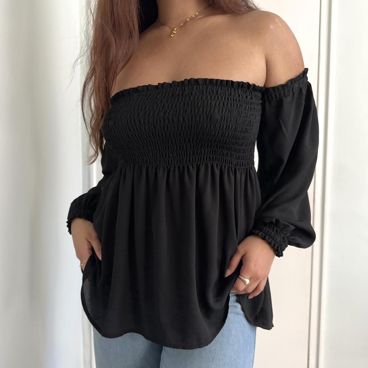 Express off the outlet shoulder top