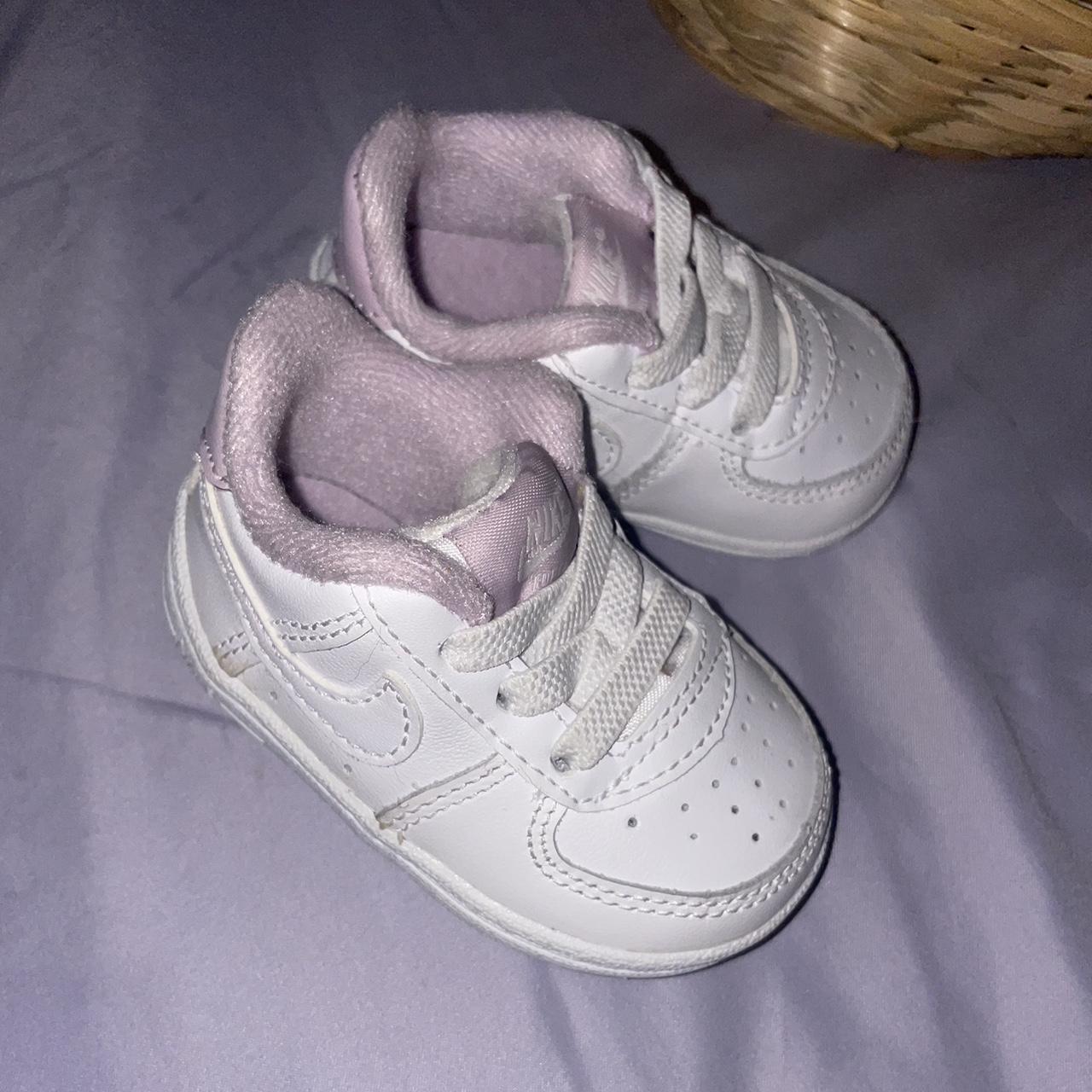 White lavender Air Force crib infant size 2C. Never. Depop