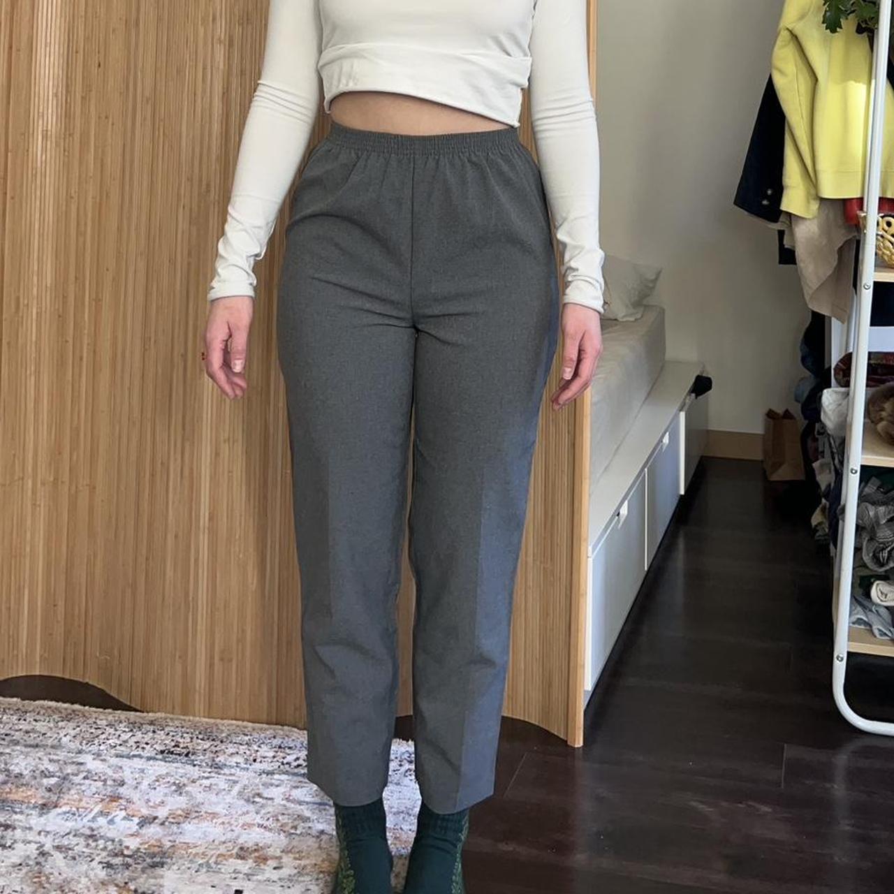 Grey Petite Trousers