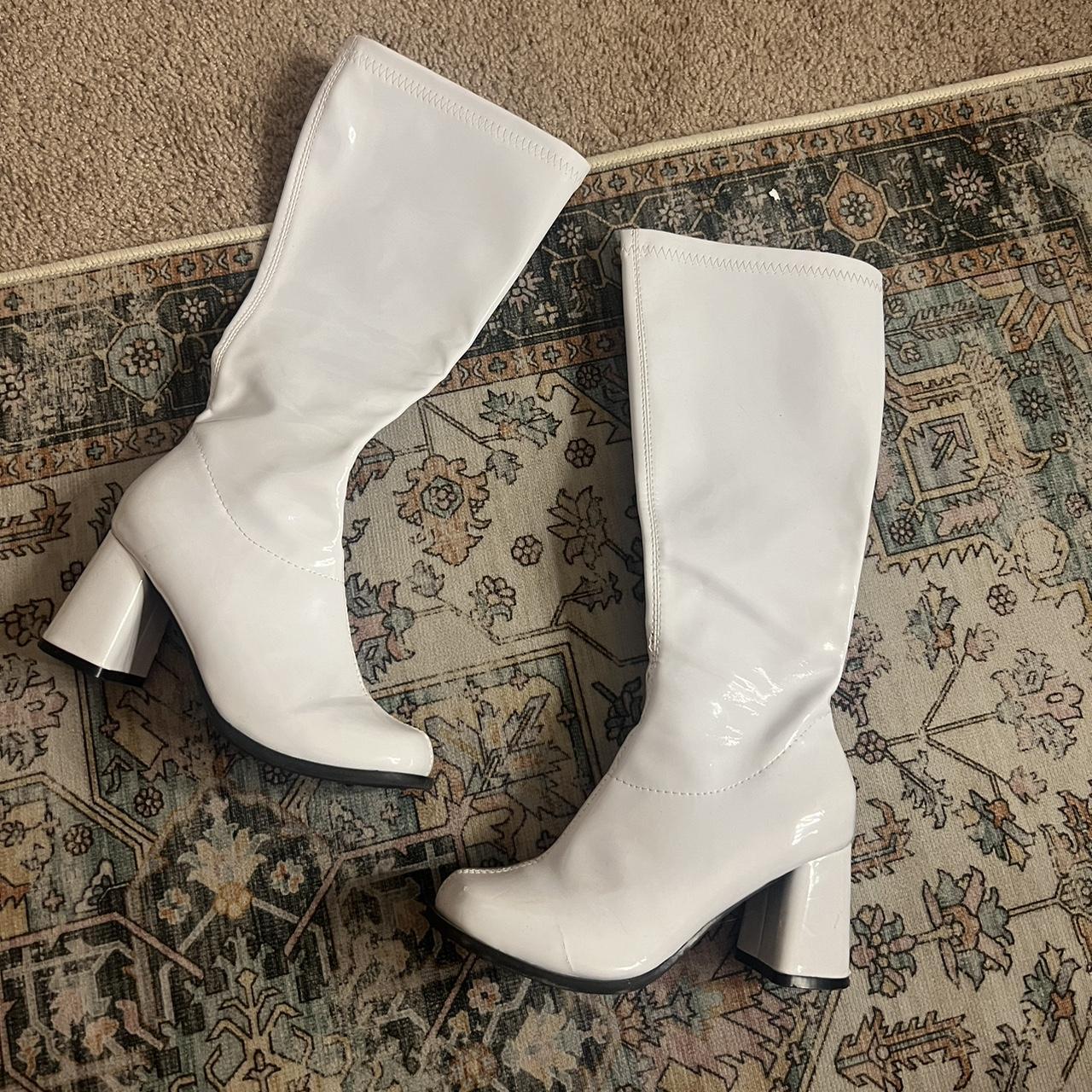 Women's White Boots | Depop