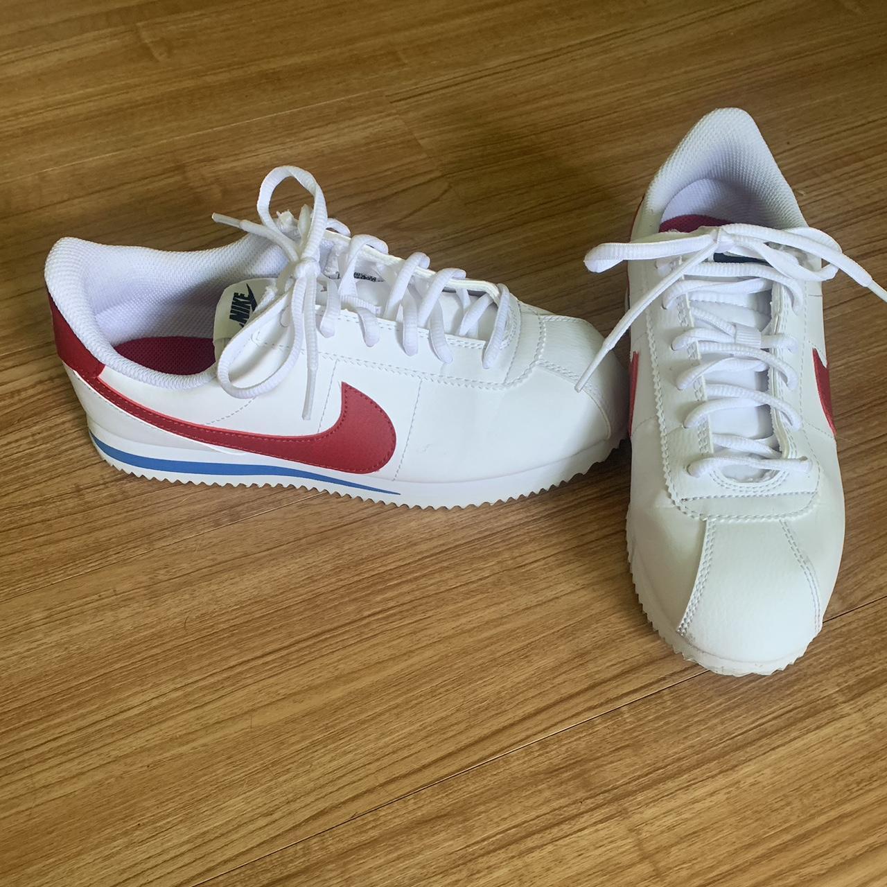 Nike White and Red Trainers