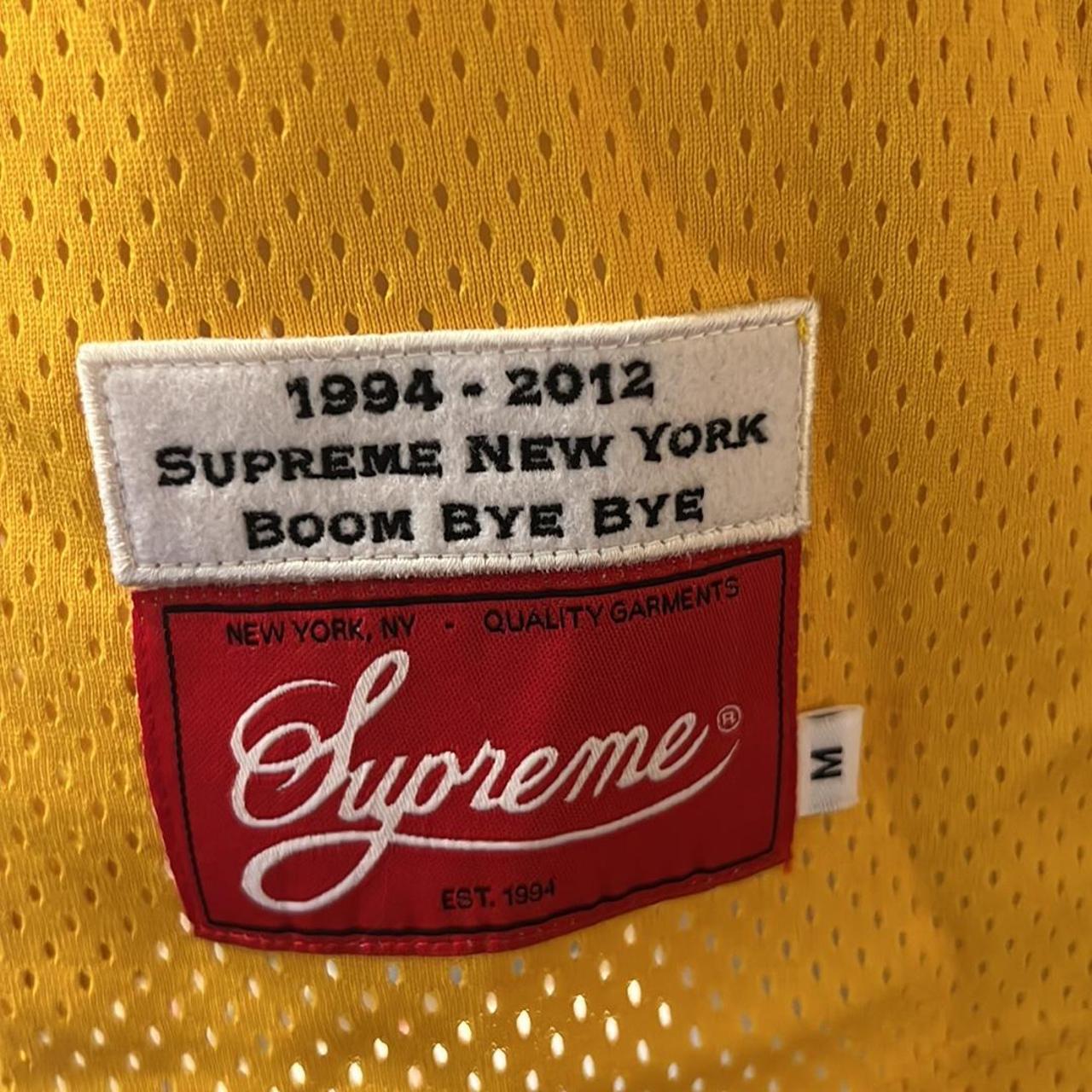 Supreme Basketball Jersey 2012 supreme split jersey - Depop