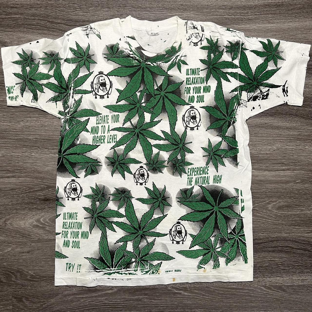 Supreme best sale weed shirt