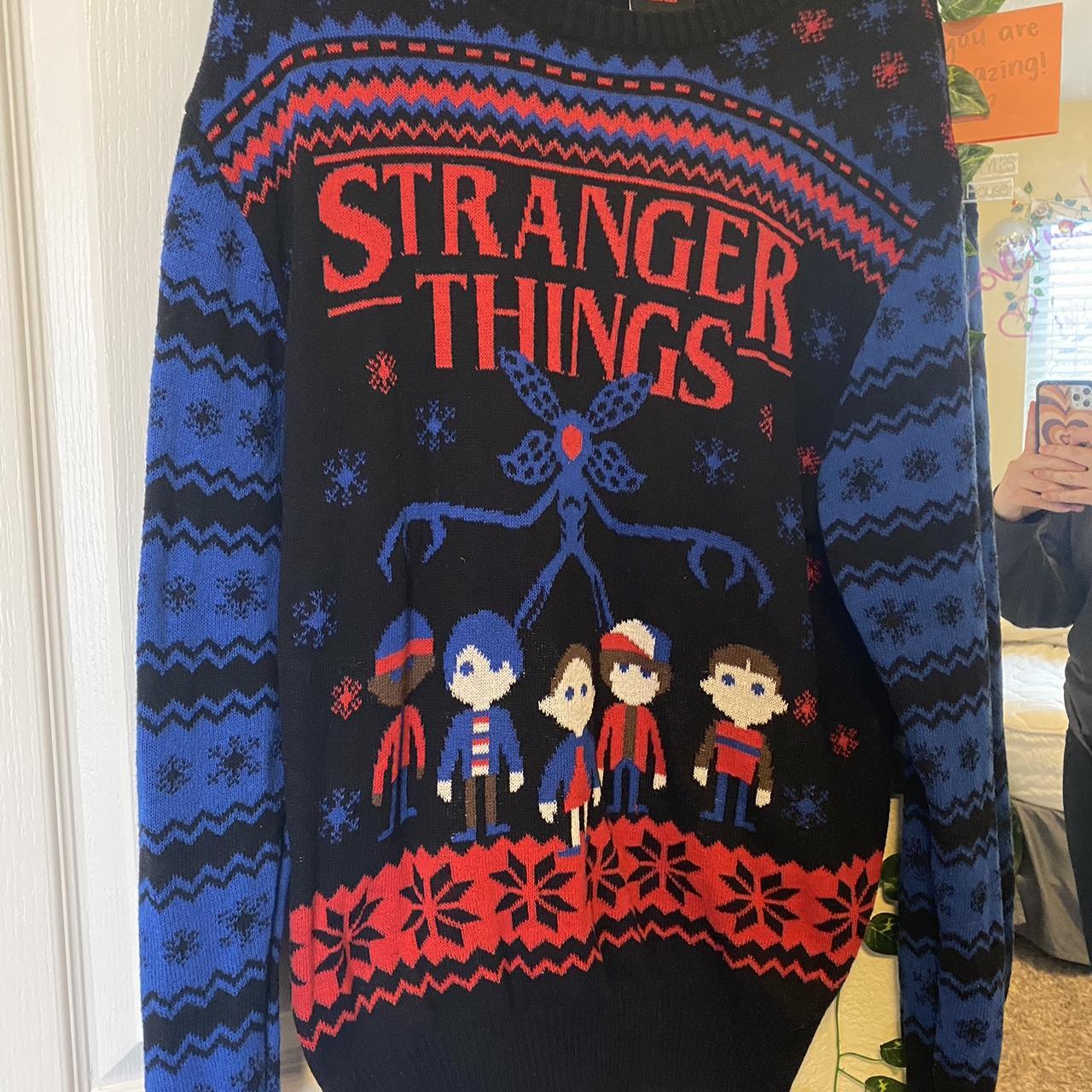 super cute stranger things christmas sweater! i