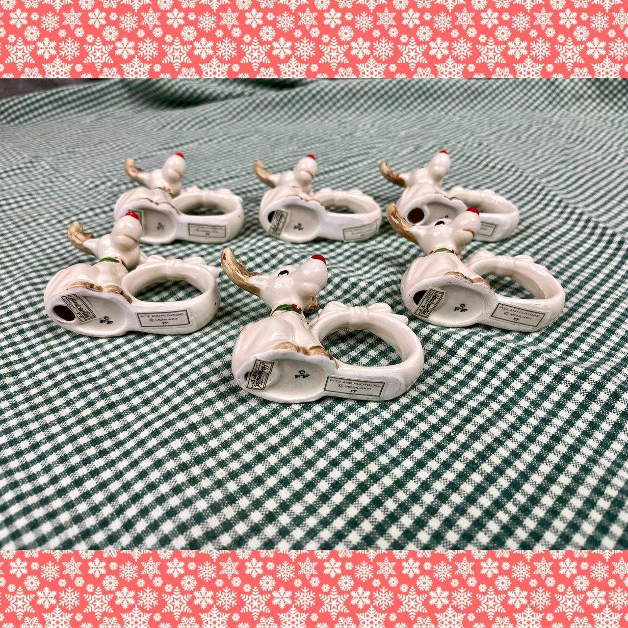 Vintage Floyd & Fitz Cream Ceramic Christmas... Depop