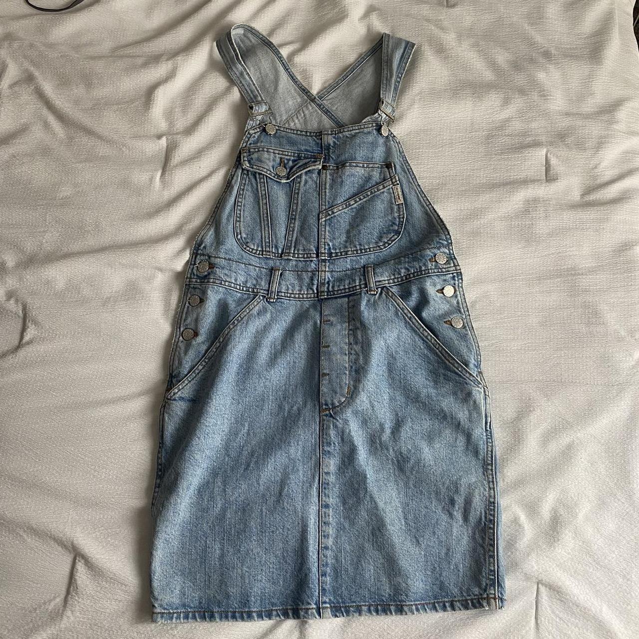 Guess Women's Blue Dress | Depop