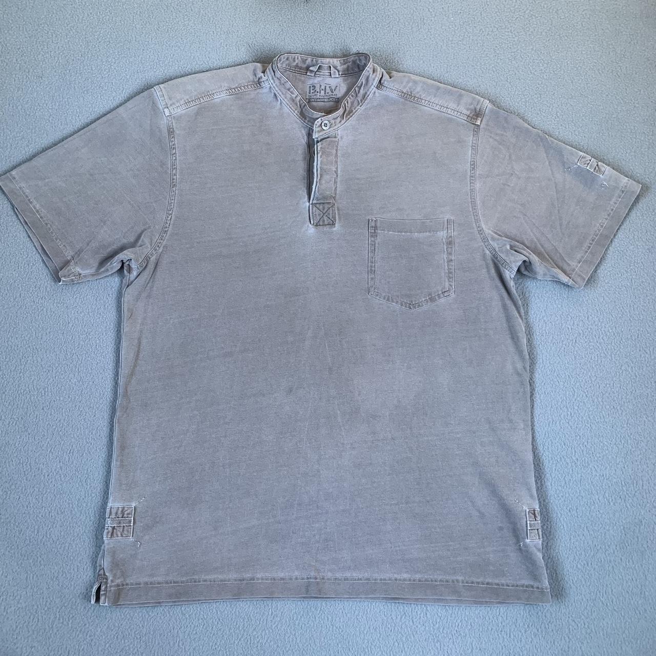 Vintage early 00s short sleeve polo shirt in a... - Depop