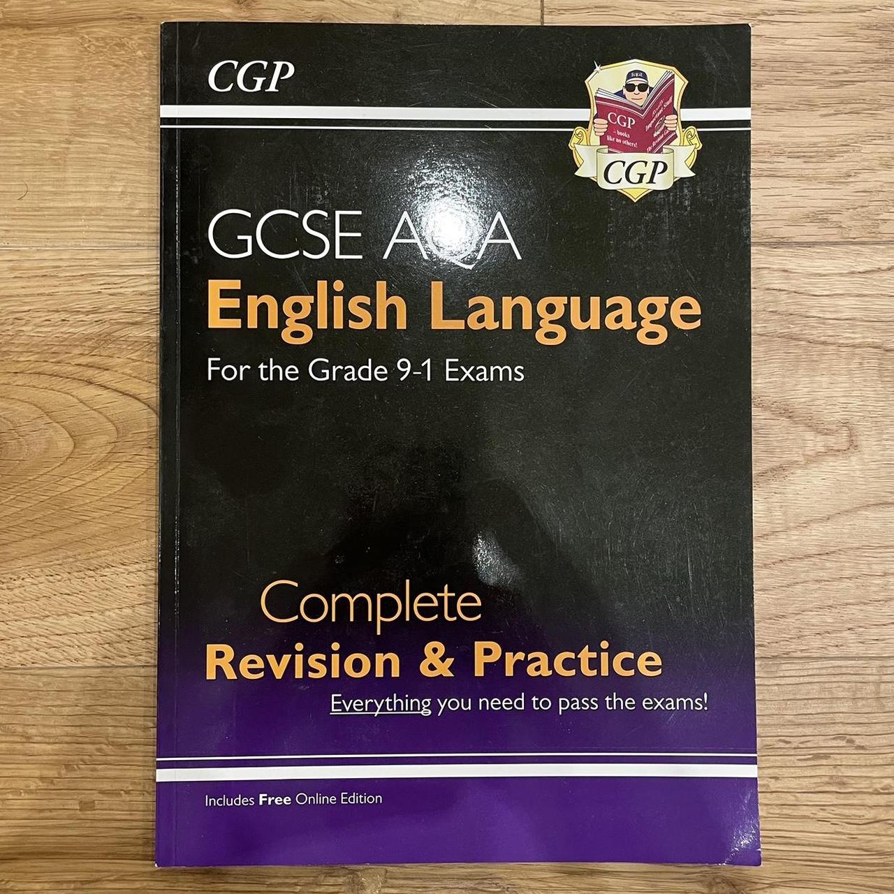 AQA GCSE CGP English Language textbook and revision... - Depop