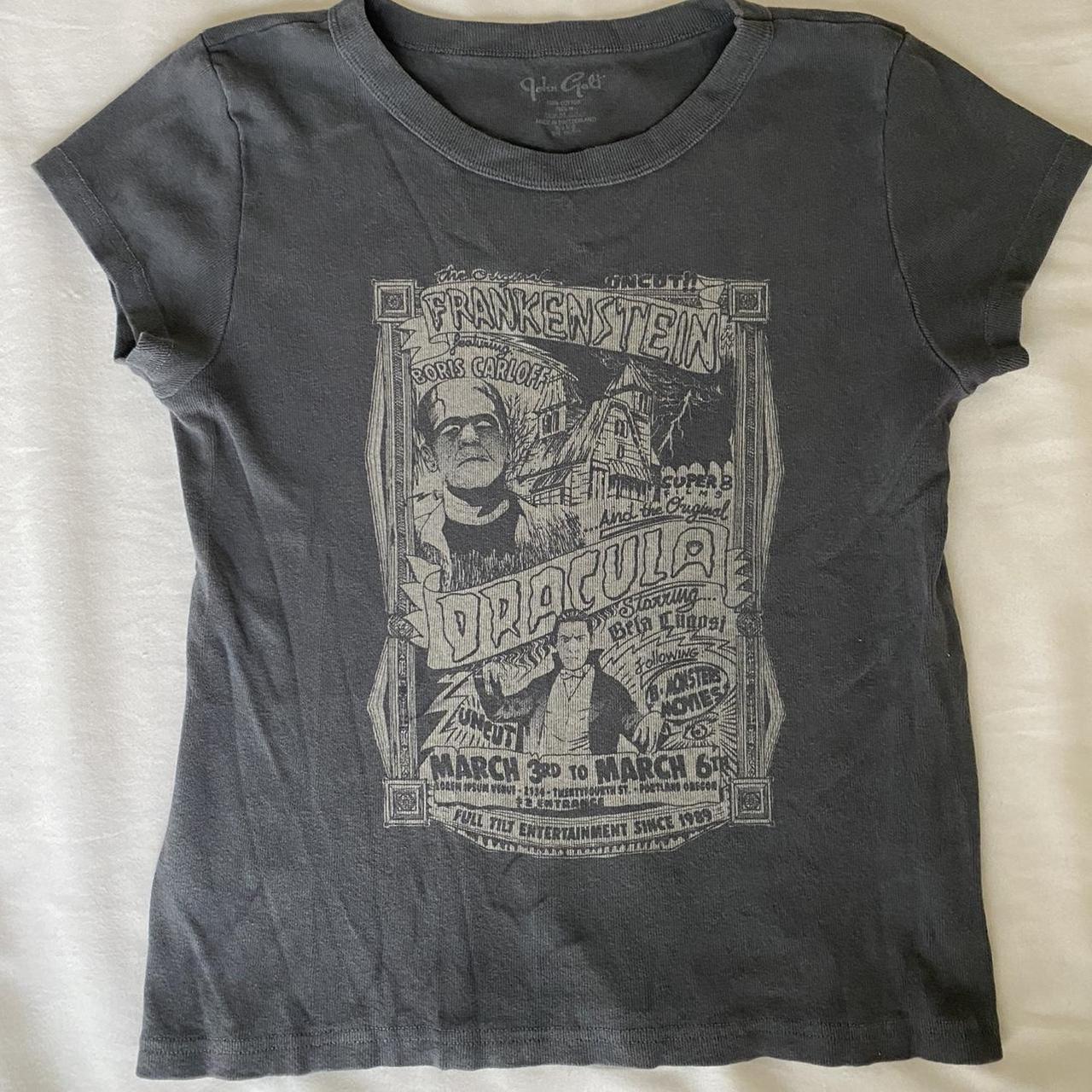 grey Frankenstein dracula t shirt from brandy... Depop