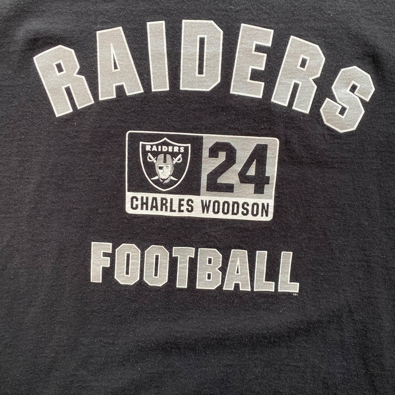 Charles Woodson Tee Shirt Oakland Las Vegas Raiders - Depop