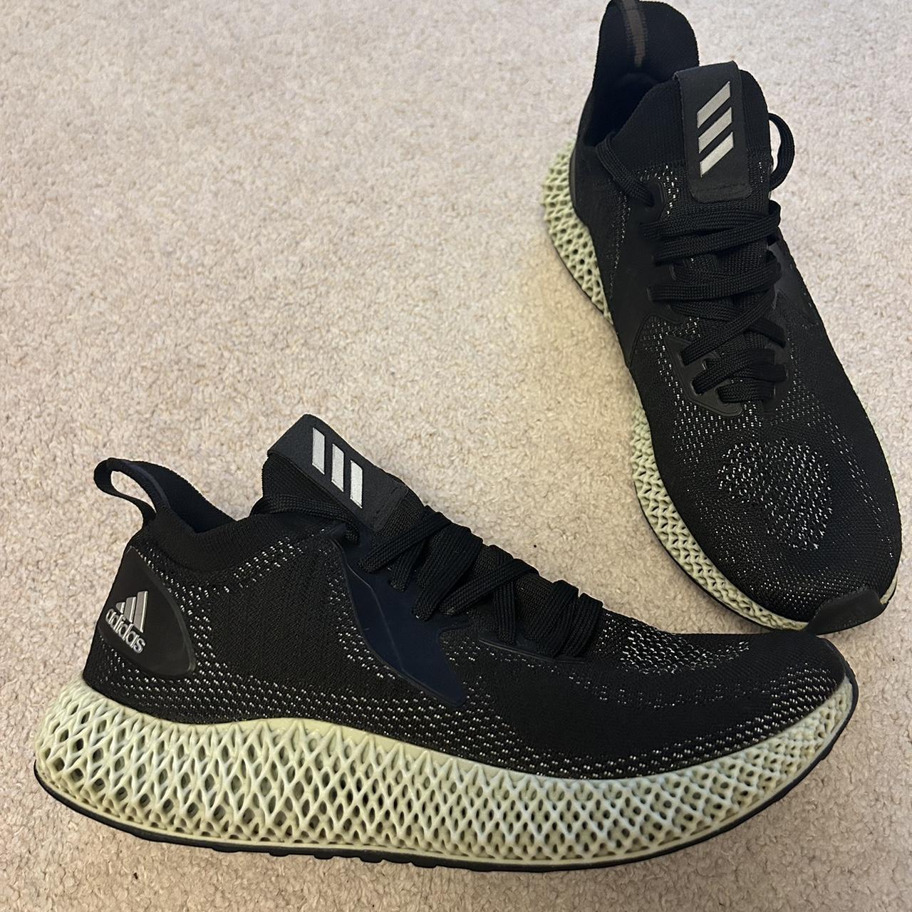 Adidas AlphaEdge 4D Core Black UK 8.5 In great worn