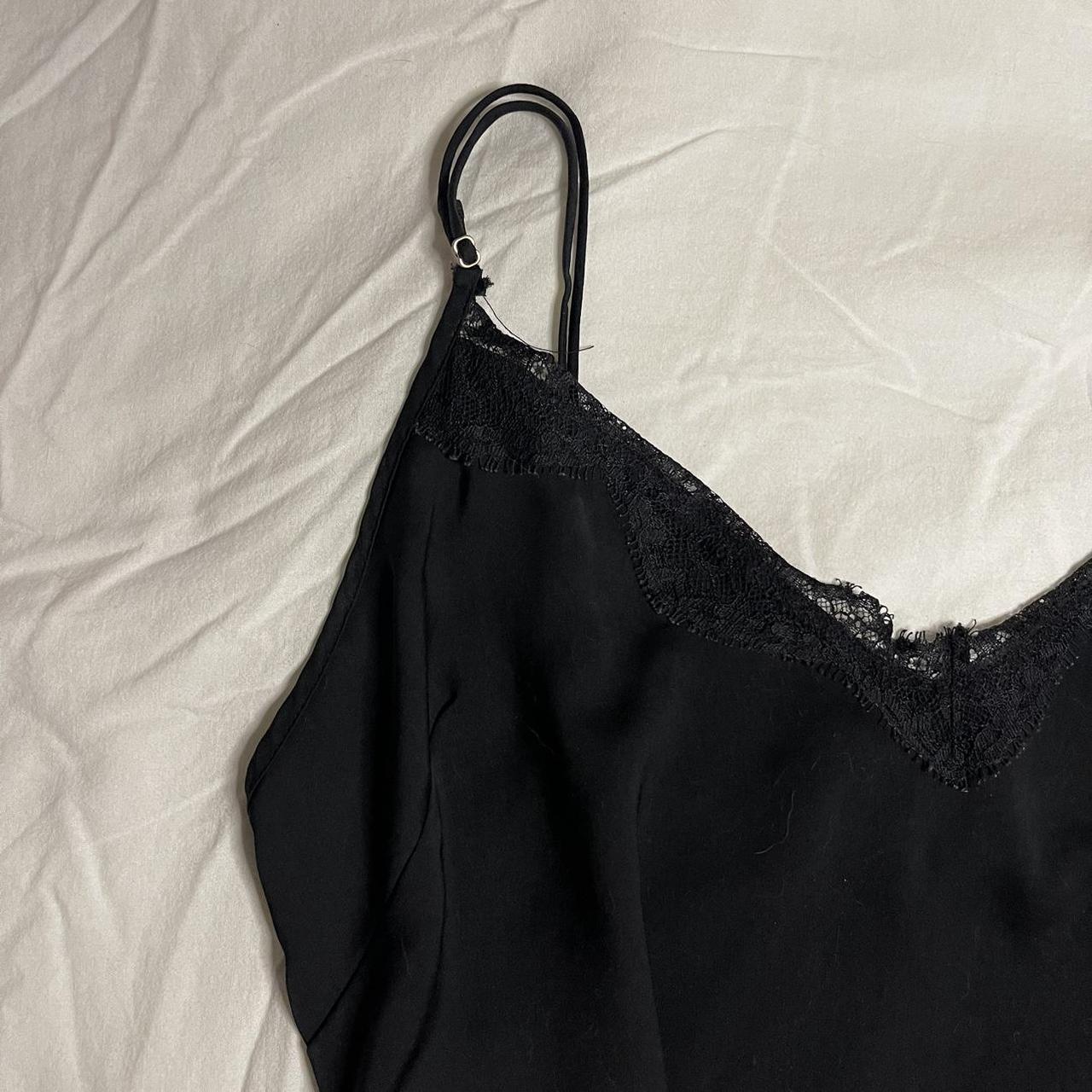 Black Slip Dress Brand: Out From Under Size:... - Depop