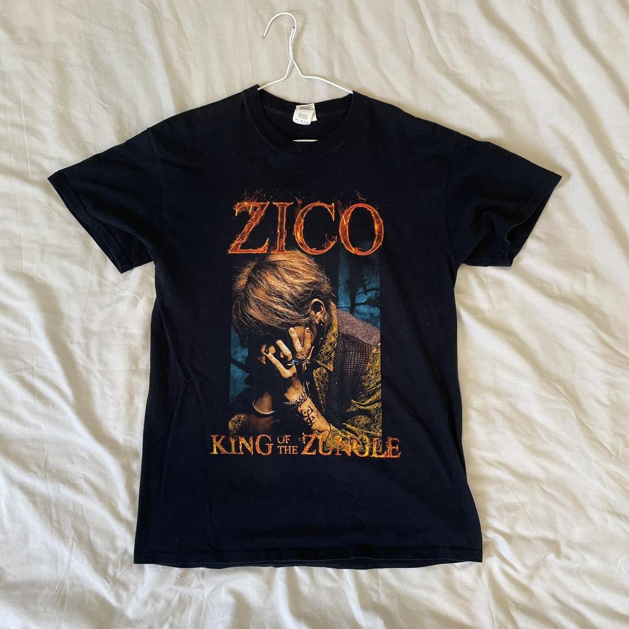 KING ZUNGUL ZICO Tシャツ Mサイズ ZICO KING OF THE ZUNGLE TOUR T SHIRT. Size | Depop