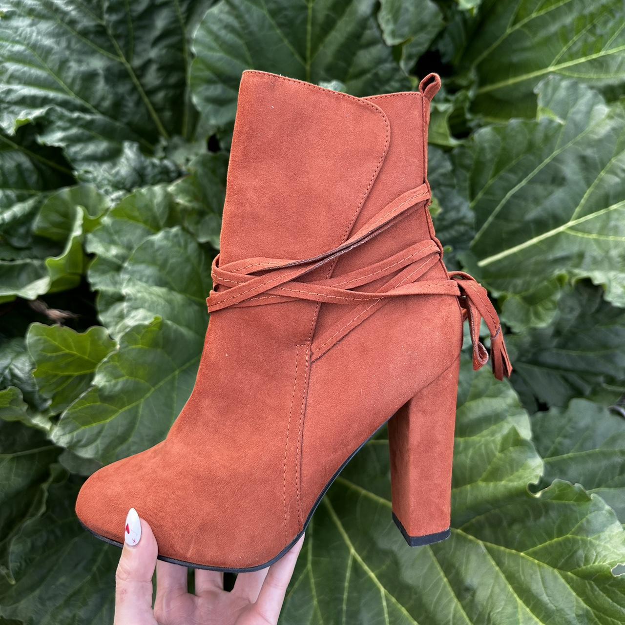 Burnt orange boots These are sooo pretty and I ve