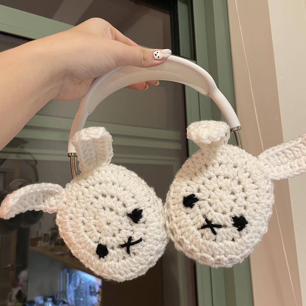 Miffy Crochet AirPod Max Covers 🤍 handmade my own... Depop